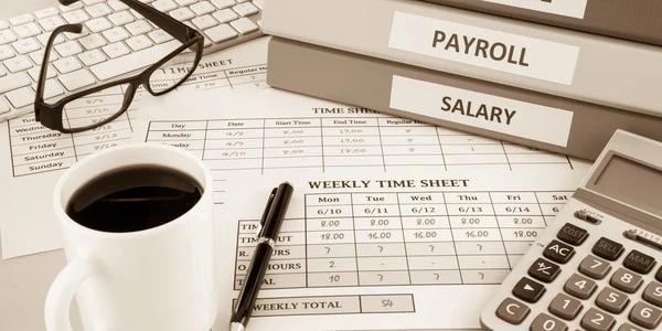 Bookkeeping and payroll services — payroll binders and timesheet
